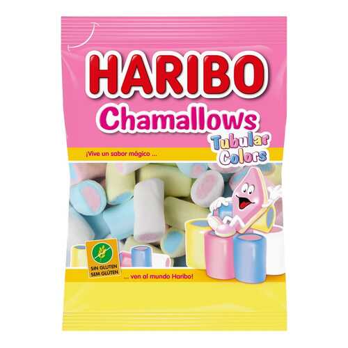 Шамеллоус Haribo цветные трубочки 90 г в Слата