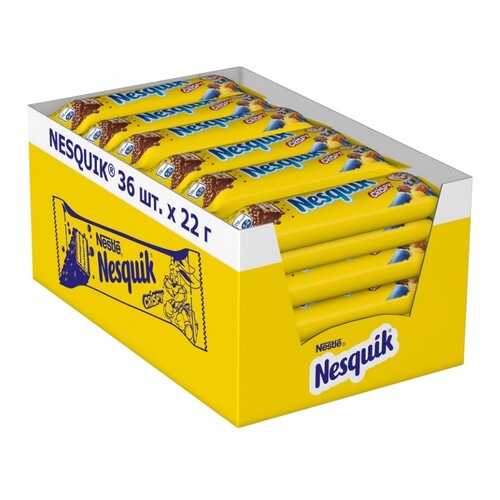 Конфета с хрустящей вафлей Nesquick криспи 22 г в Слата