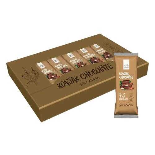 Шоколад без сахара KONJAK CHOCOLATE Миндальный, кор. 10 шт. в Слата