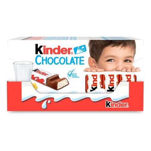 Шоколад Молочный Kinder Chocolate 100 г в Слата