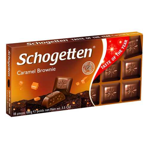 Шоколад Schogetten caramel brownie chocolate 100 г в Слата