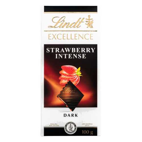 Шоколад темный Lindt excellence клубника 100 г в Слата