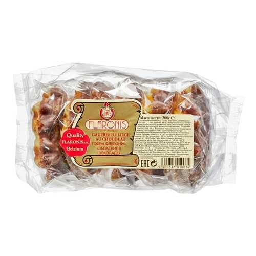 Гофры Flaronis Льежские в шоколаде 300 г Бельгия в Слата