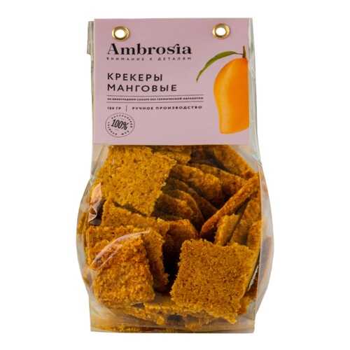 Крекер фруктово-ореховый Ambrosia Кокос-Манго 100г Россия в Слата
