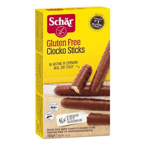 Печенье Dr.Schar сiocko sticks 150 г в Слата