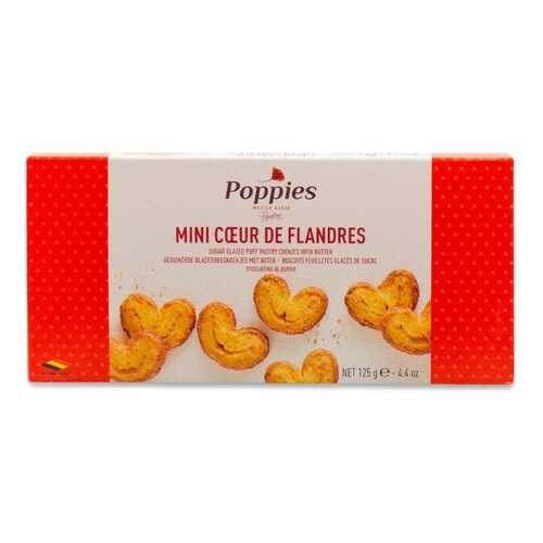 Печенье Poppies Мини -Сердечки125г Бельгия в Слата