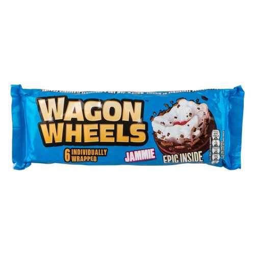 Печенье Wagon wheels с суфле и джемом 228 г в Слата