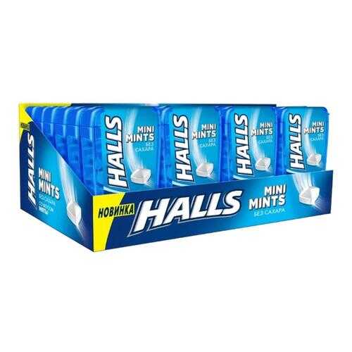HALLS Mini Mints конфеты без сахара со вкусом мяты 12,5г по 24 шт в Слата