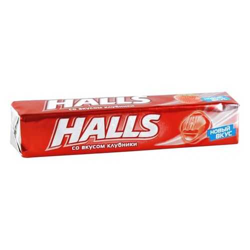Карамель леденцовая Halls со вкусом клубники 25 г в Слата