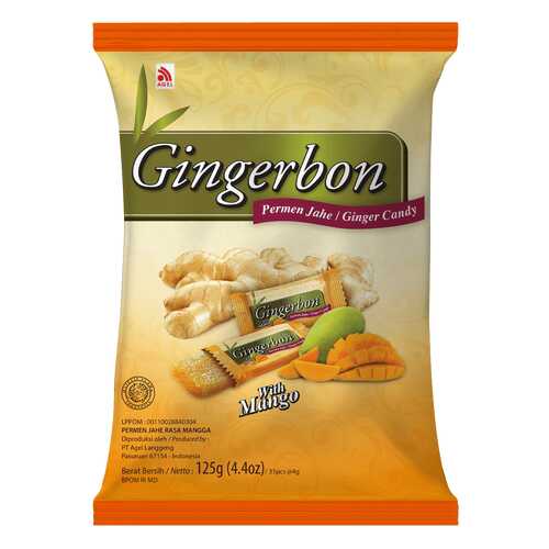 Конфеты Gingerbon имбирные с манго 125 г в Слата