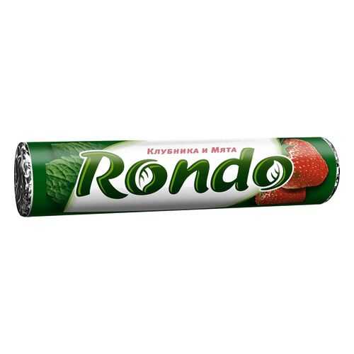 Освежающие конфеты Rondo клубника и мята 30 г в Слата