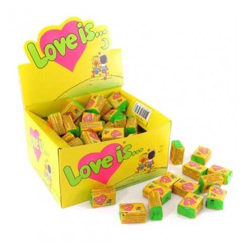 Жевательная резинка Love is кокос-ананас 4.2 г 100 г в Слата