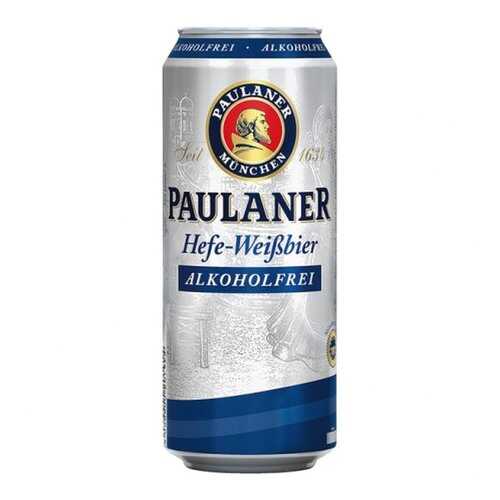 Пиво безалкогольное Paulaner Hefe 0.5 л в банке в Слата