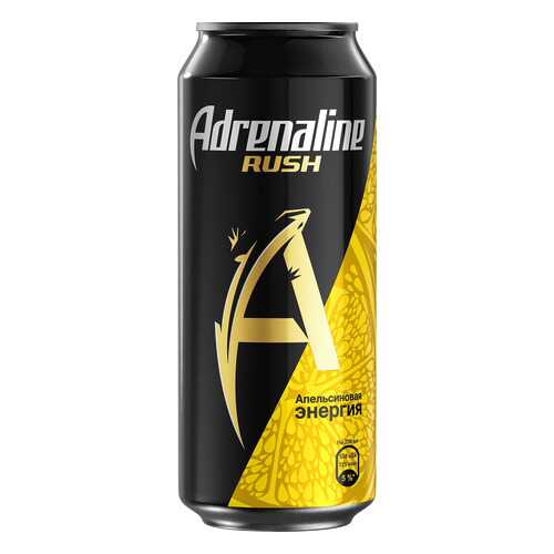 Напиток Adrenaline Juicy энергетический Апельсиновая энергия 449мл в Слата