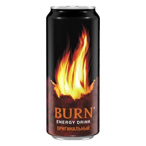 Напиток энергетический Burn original жестяная банка 0.5 л в Слата
