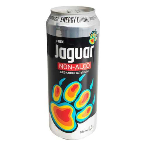 Напиток энергетический Jaguar безалкогольный жестяная банка 0.5 л в Слата