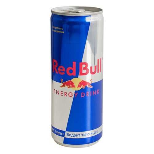 Напиток энергетический Red Bull жестяная банка 0.25 л в Слата