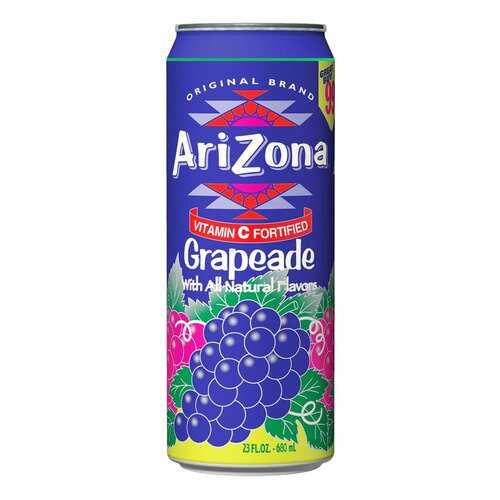 Напиток Arizona grapeade в Слата