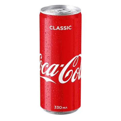 Напиток газированный Coca-Cola classic жестяная банка 0.33 л в Слата