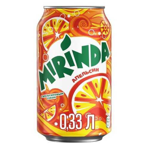 Напиток Mirinda апельсин жестяная банка 0.33 л в Слата