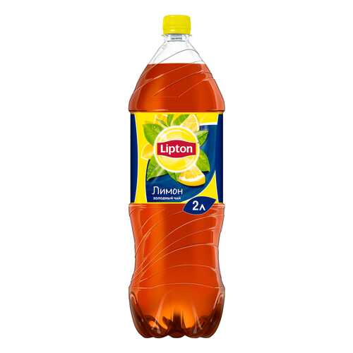 Чай черный Lipton лимон 2 л в Слата