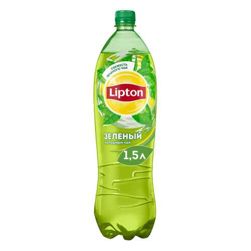 Холодный чай Lipton зеленый 1.5 л в Слата