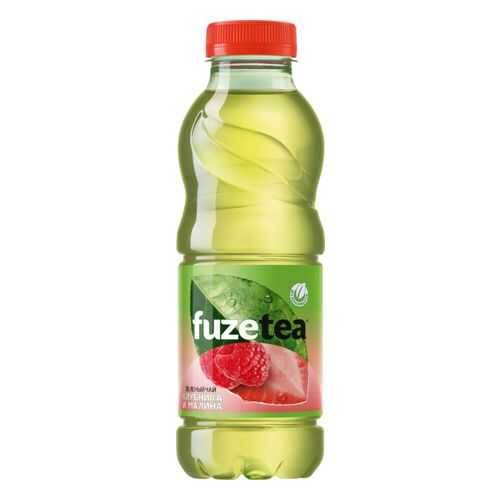 Зеленый чай Fuzetea клубника и малина 0.5 л в Слата