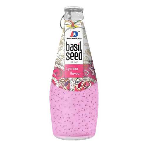 Напиток Basil Seed с ароматом личи стекло 0.29 л в Слата