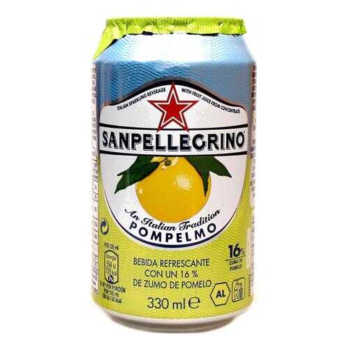 Напиток сокосодержащий San Pellegrino со вкусом грейпфрута, 0,33 л а/б по 6шт в Слата