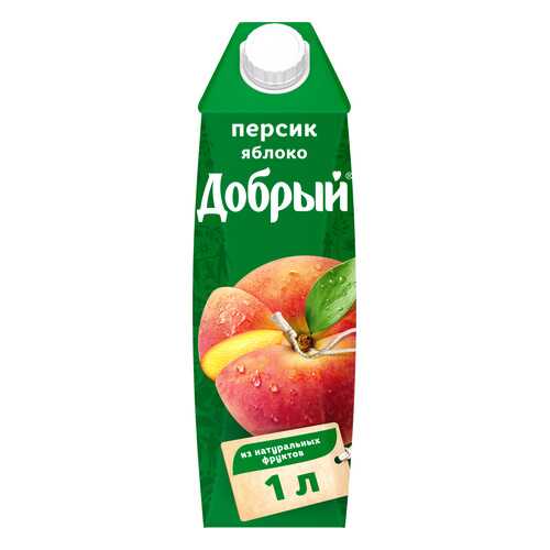 Нектар Добрый персик-яблоко 1 л в Слата