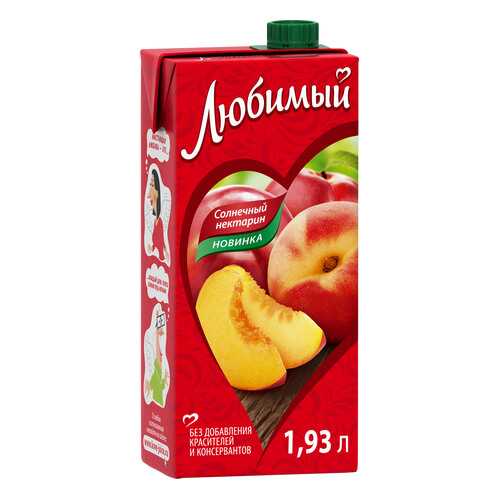 Нектар Любимый солнечный нектарин 1.93 л в Слата