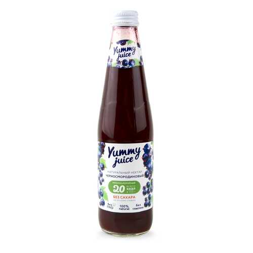 Нектар Yummy juice черносмородиновый без сахара в Слата