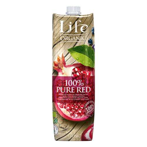 Сок Life premium Pure red мультифруктовый био organic 1 л в Слата